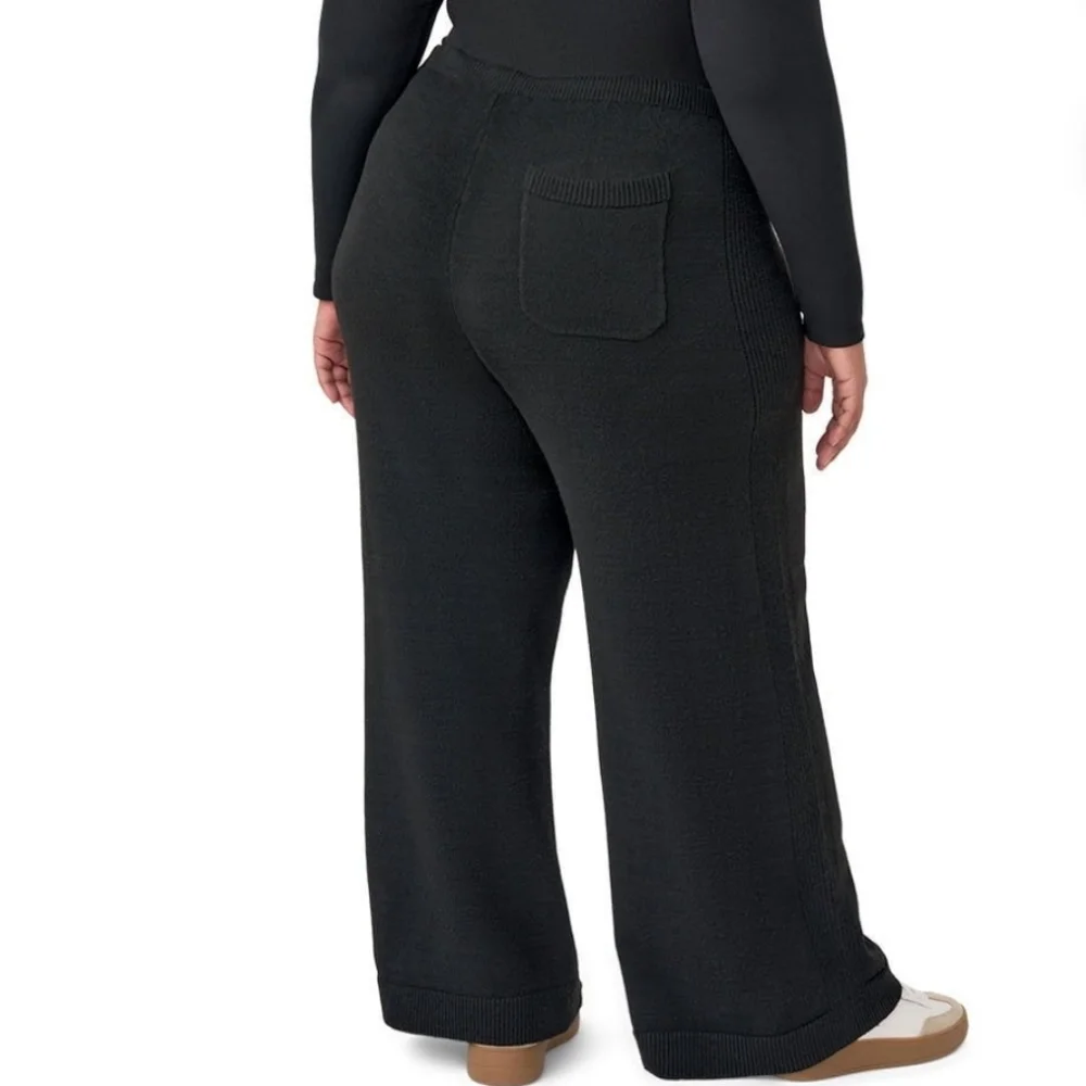 NWT Edited By Hunter McGrady Wide Leg Lounge Pants - Picture 3 of 6